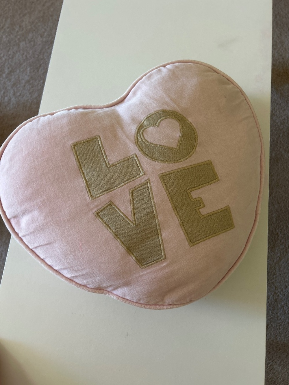 Pottery barn Kids Love Heart Decorative Pillow